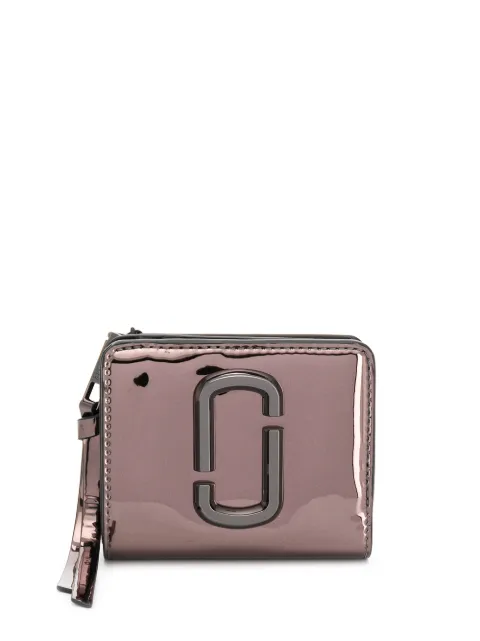 Marc Jacobs The Snapshot Mirrored Mini Compact Wallet M0015837042 Brown | Farfetch