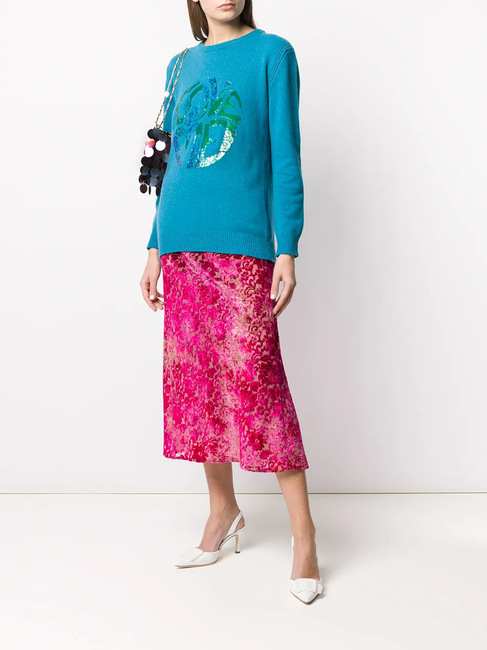 Alberta Ferretti sequin embroidered jumper | Knitted Sweaters | Image 2