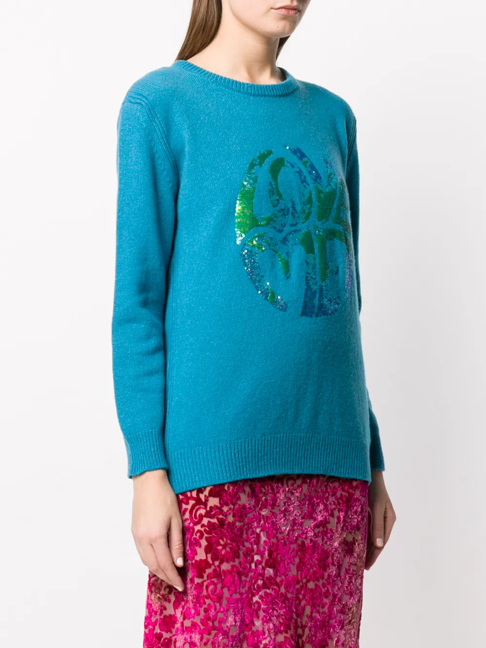 Alberta Ferretti Maglione con paillettes | Maglioni | Image 3
