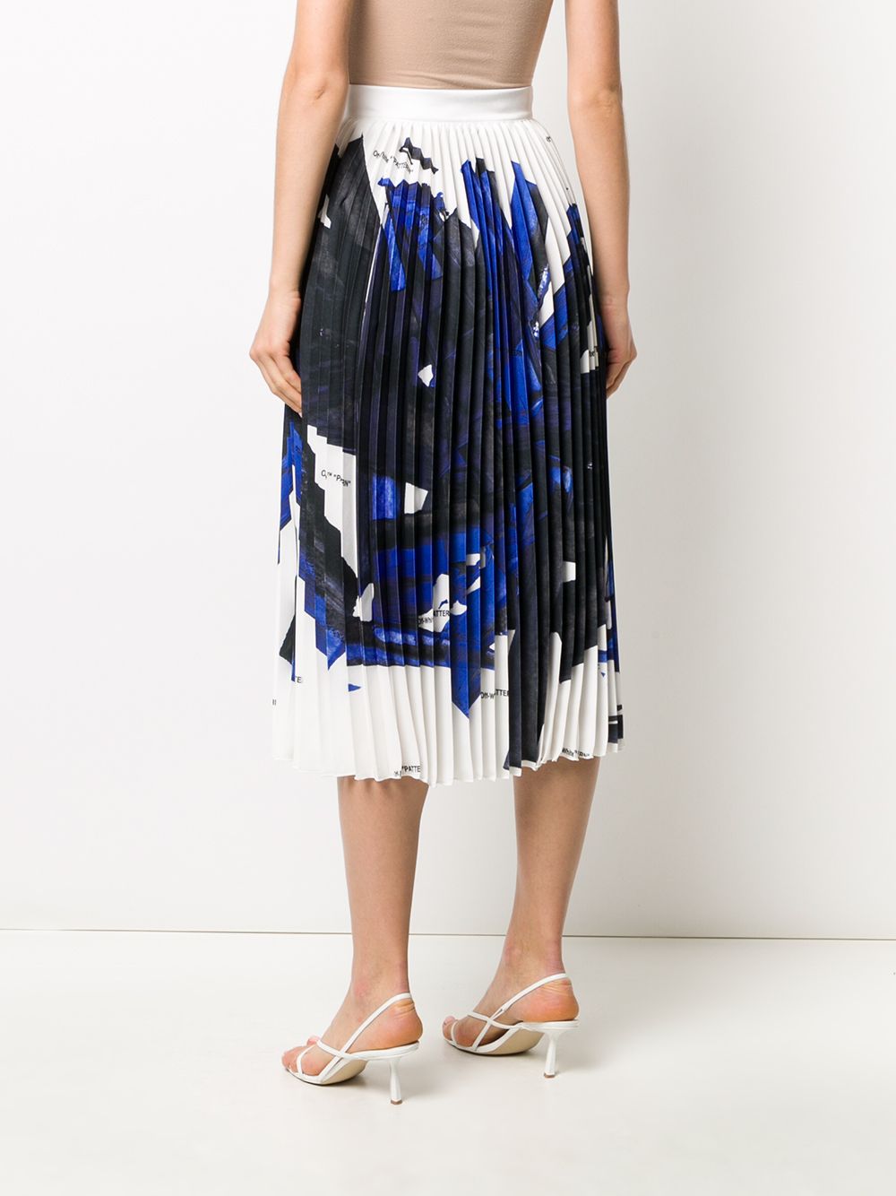 Off-White Brush Stroke Print Skirt - Farfetch