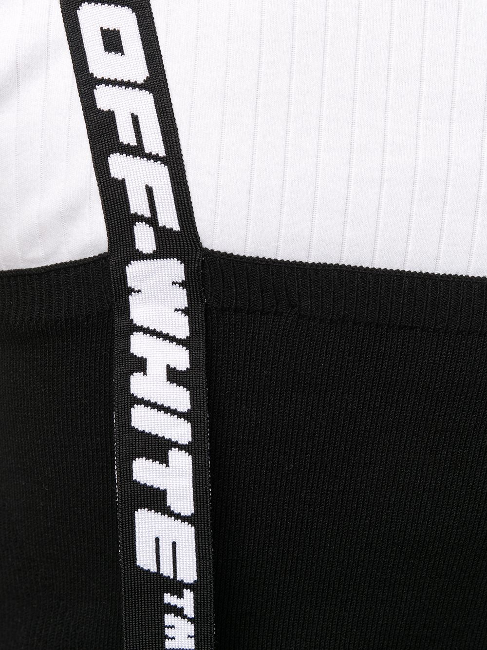 Off-White Logo Strap Cropped Top - Farfetch