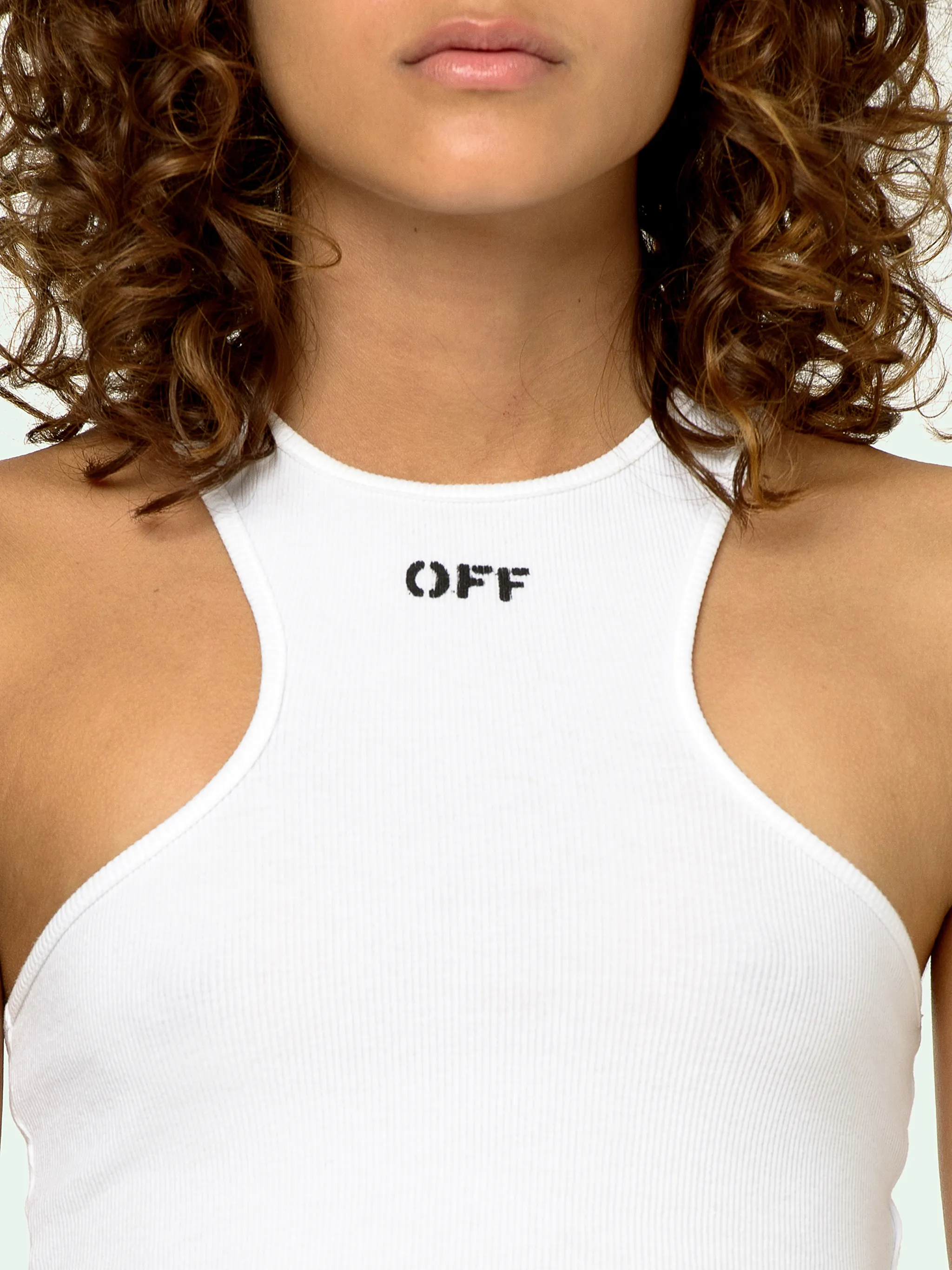 off white blue top