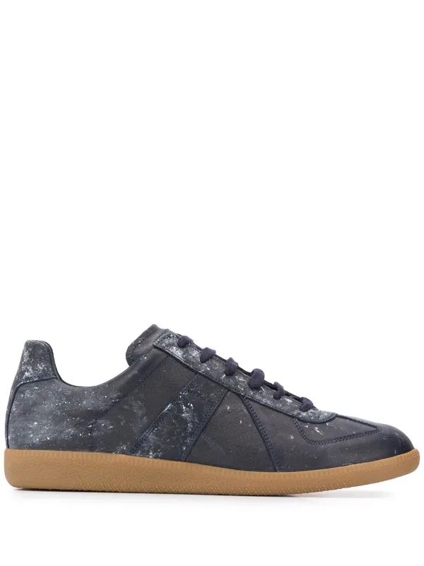 maison margiela blue sneakers