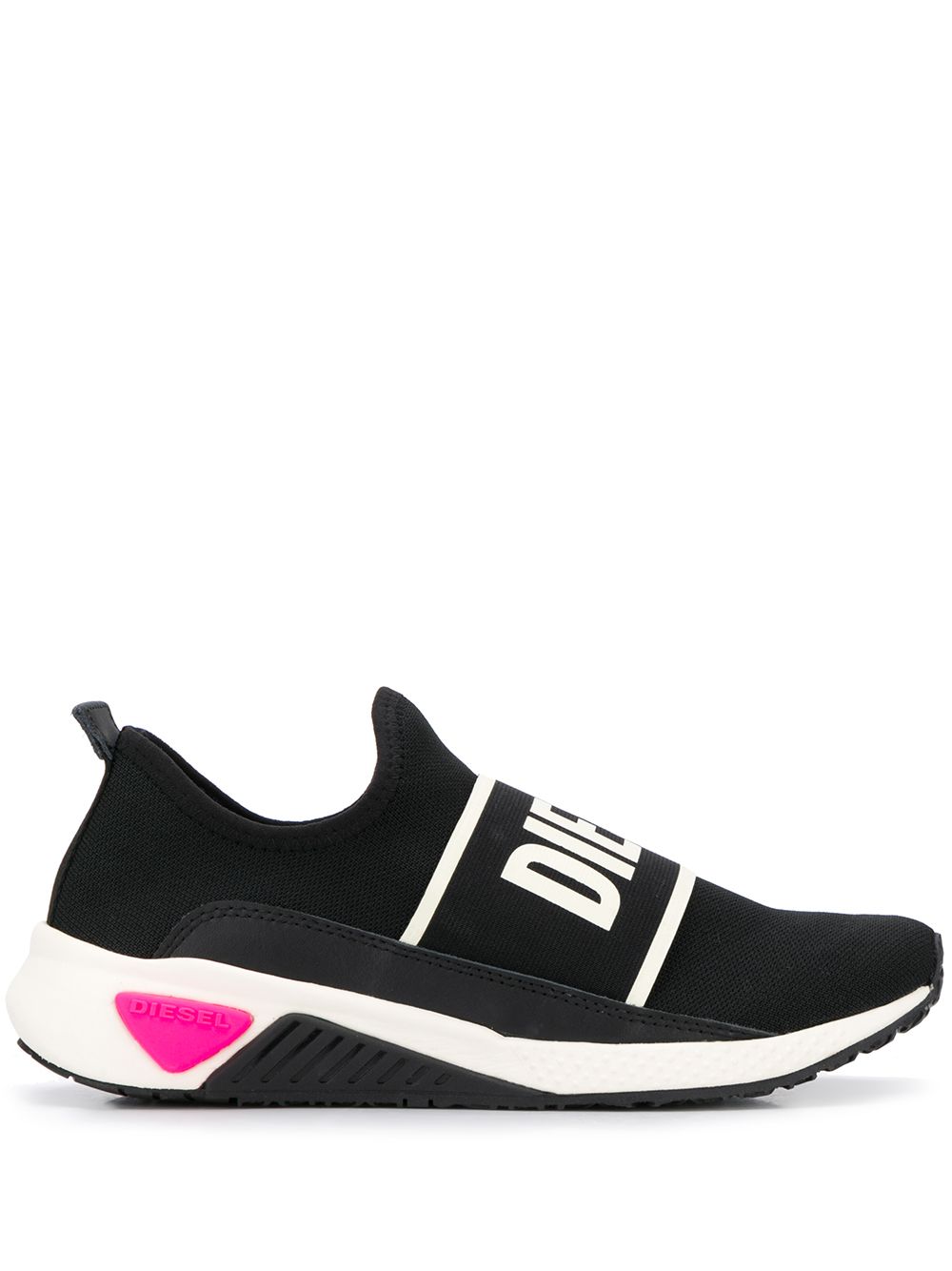 Diesel Stretch Fit Low-top Sneakers In Black