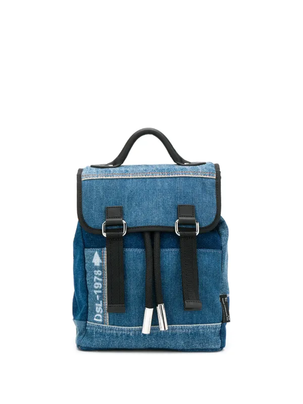 diesel denim backpack