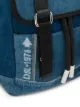 Diesel leather trim denim backpack