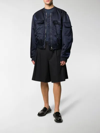 Maison Margiela zipped bomber jacket 