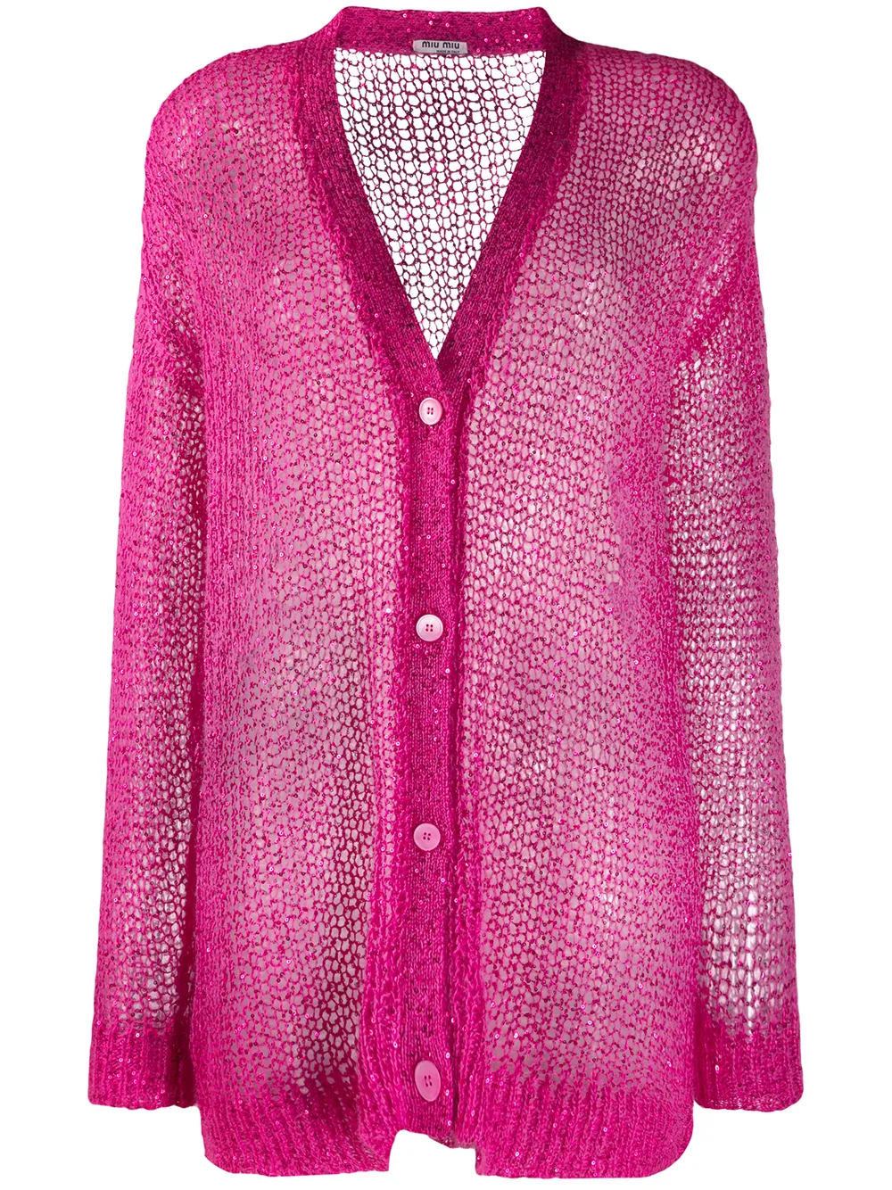 Miu Miu Strickmantel Mit Pailletten FVa4x xxt0H Miu Miu Strickmantel Mit Pailletten FVa4x xxt0H