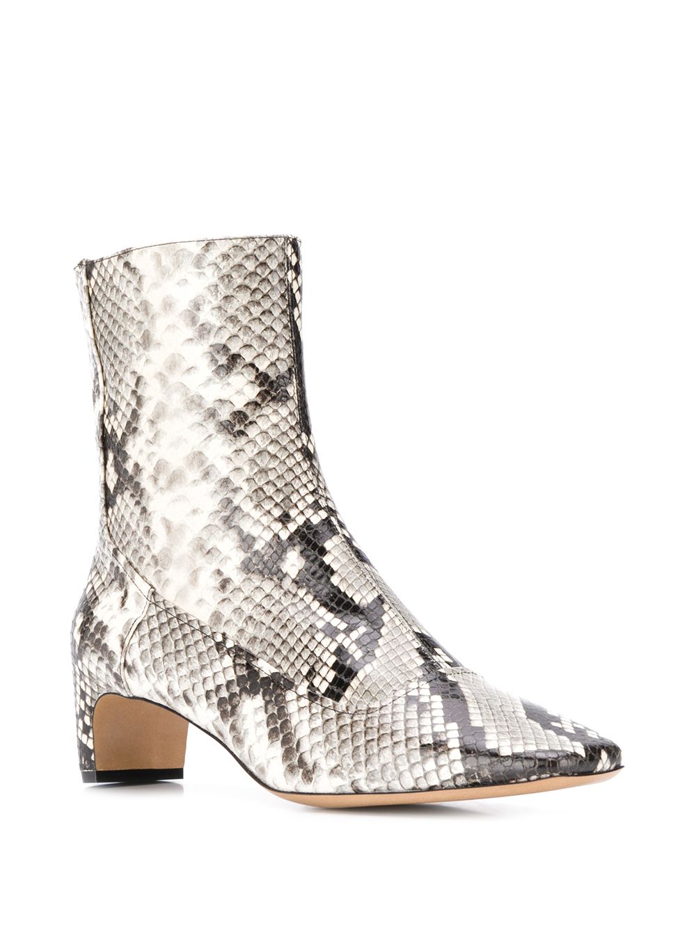 Maison Margiela snake-effect Ankle Boots - Farfetch