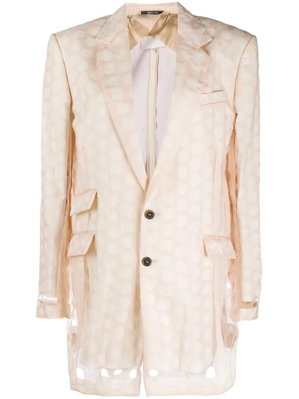 Maison Margiela Blazer Mit Punkten XrI9t GJb5D Maison Margiela Blazer Mit Punkten XrI9t GJb5D