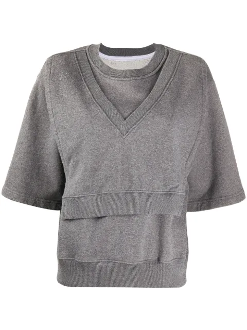 MM6 Maison Margiela layered top