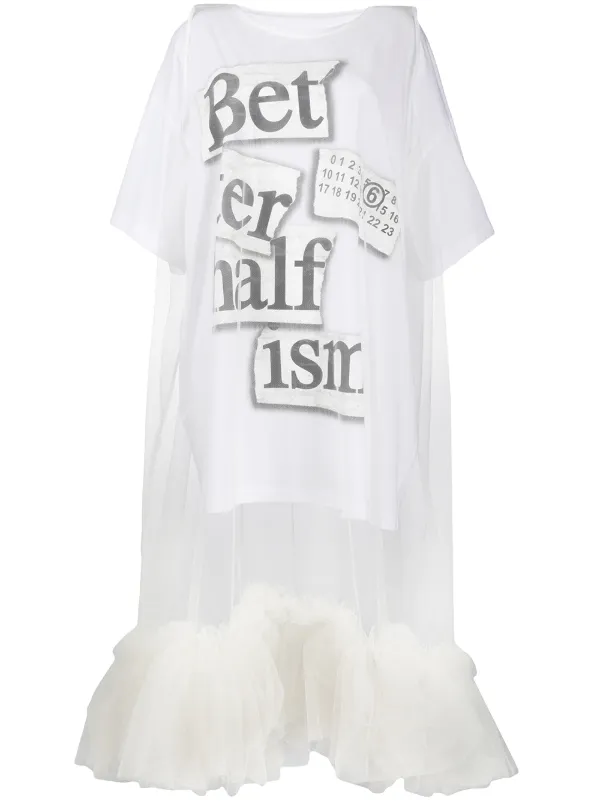 tulle t shirt dress