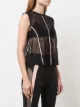 Kiki de Montparnasse Muscle mesh tank top