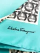Salvatore Ferragamo silk printed Gancini scarf
