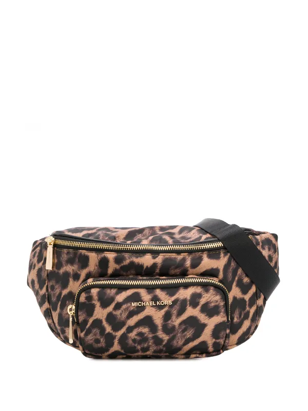 michael kors leopard fanny pack
