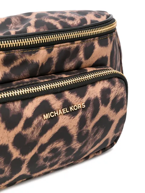 MK leopard wallet