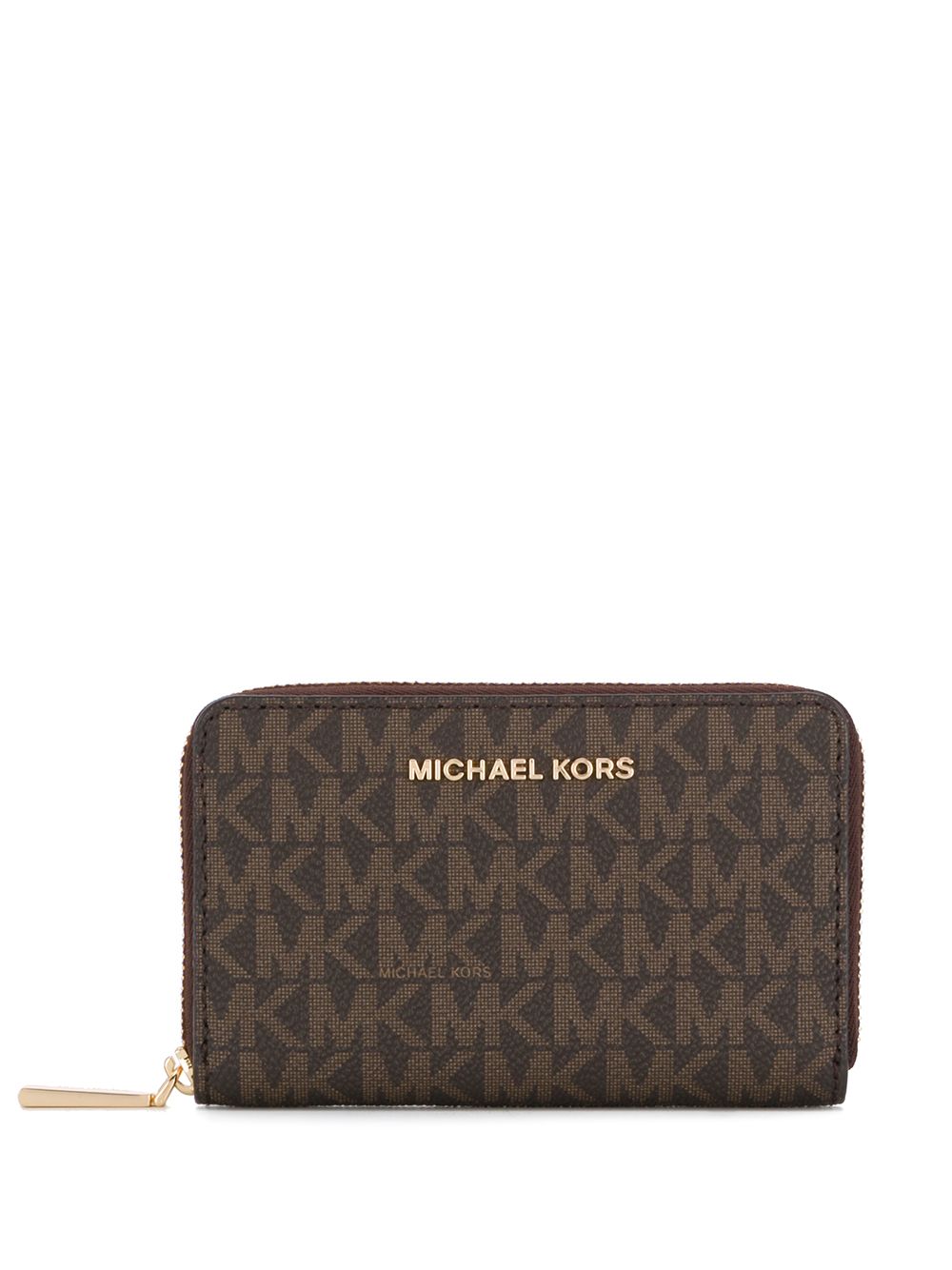 фото Michael michael kors кошелек с круговой молнией и логотипом