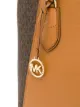 Michael Michael Kors panelled monogram satchel bag