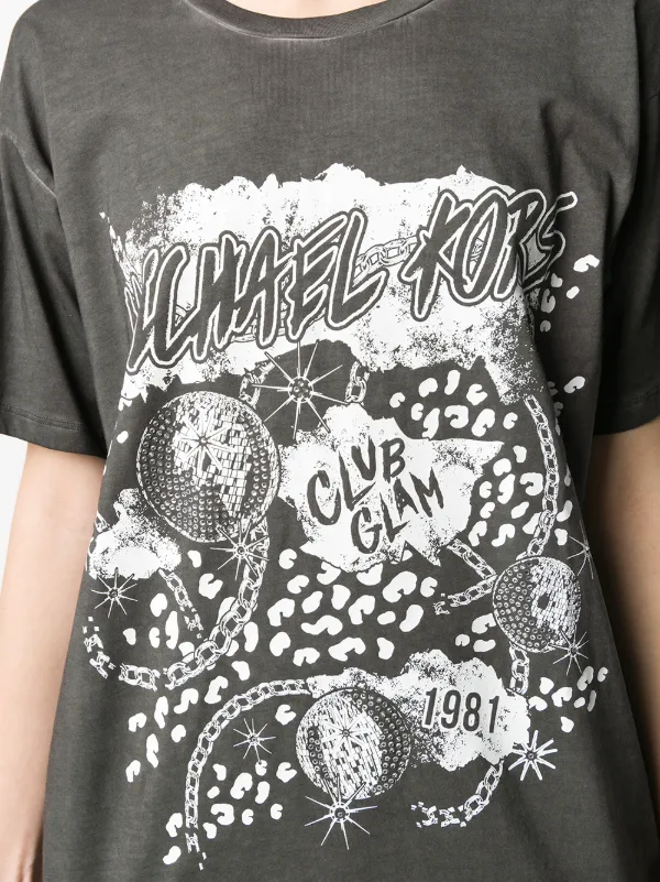 michael michael kors short sleeve ruched polo top