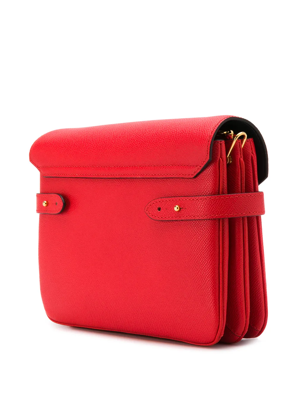 red postman bag