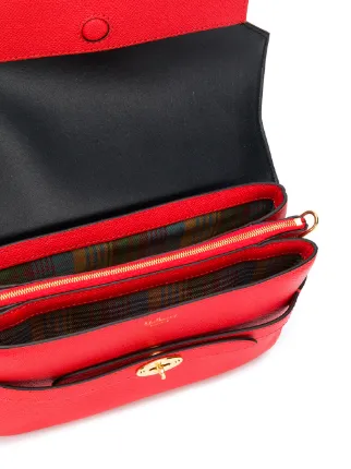 red postman bag
