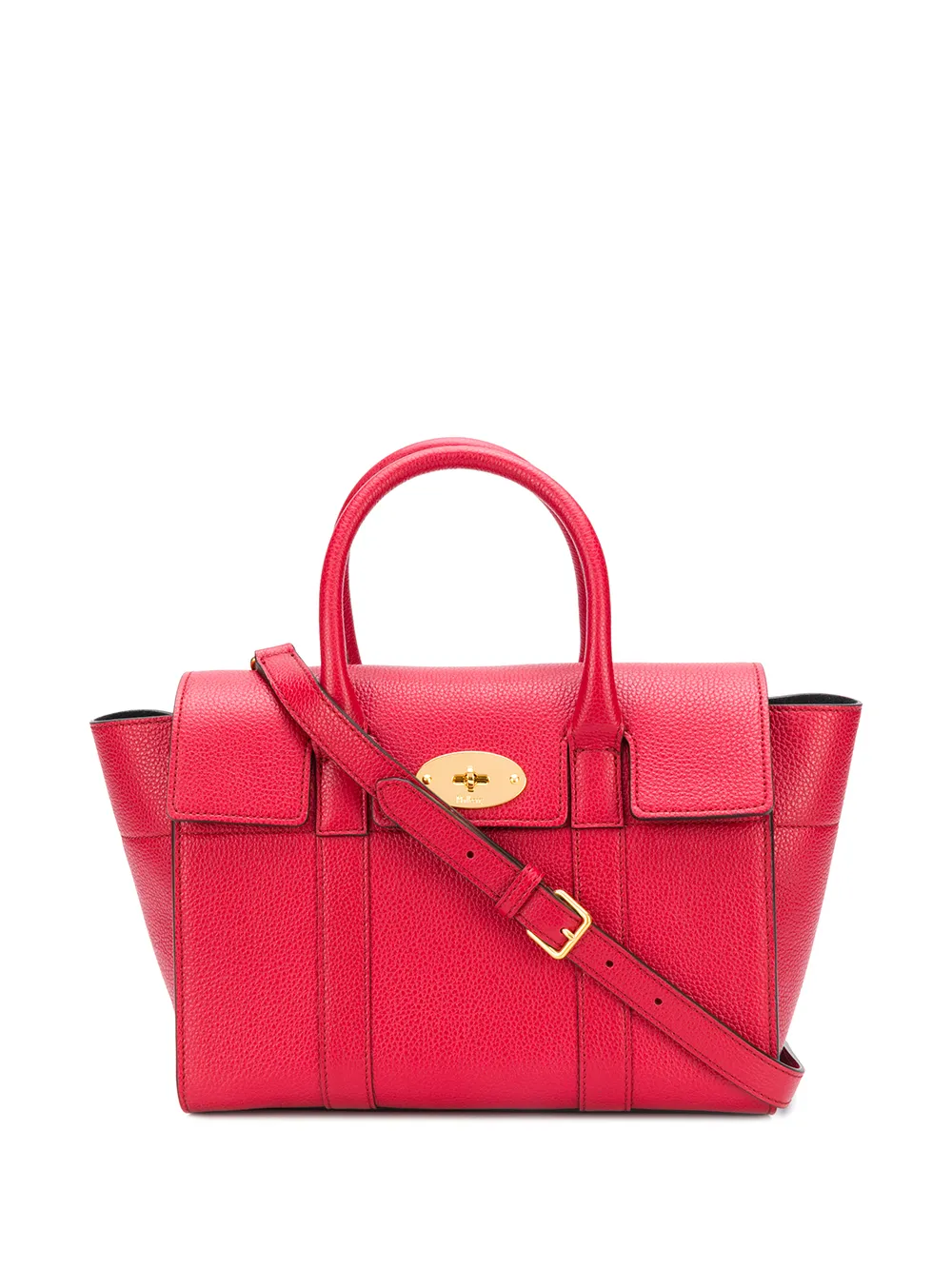 mulberry red handbag