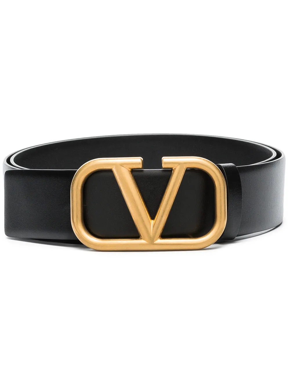 VALENTINO VLOGO LEATHER BELT