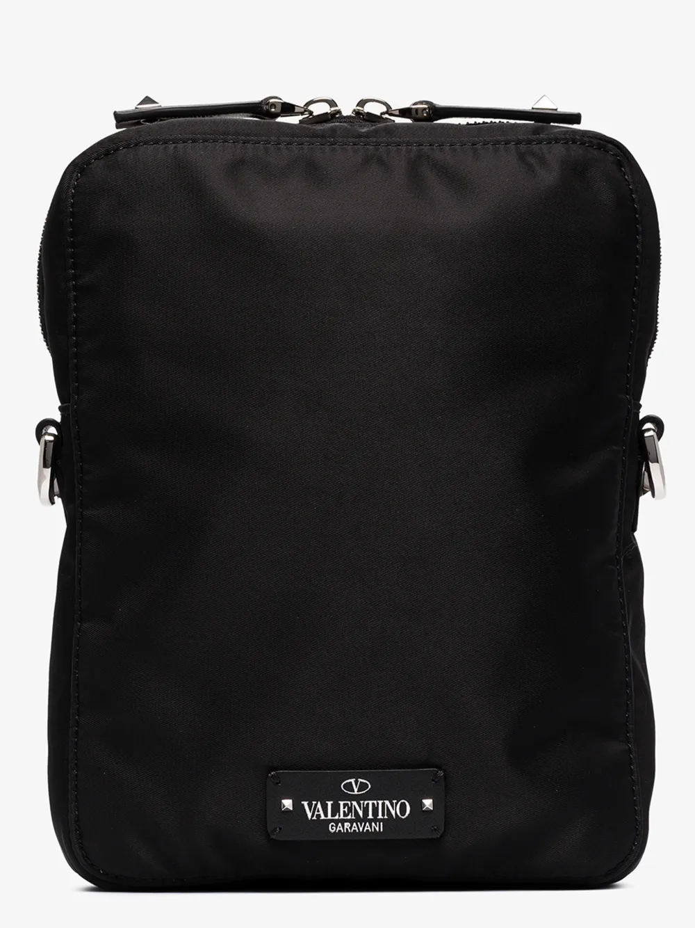VALENTINO BLACK ROCKSTUD CROSS BODY BAG,TY2B0662RPY14707531