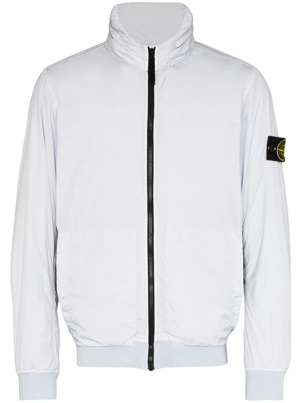 фото Stone island куртка на молнии с капюшоном