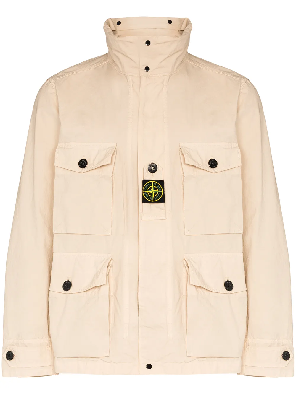 Stone Island Multi-pocket Field Jacket In Neutrals