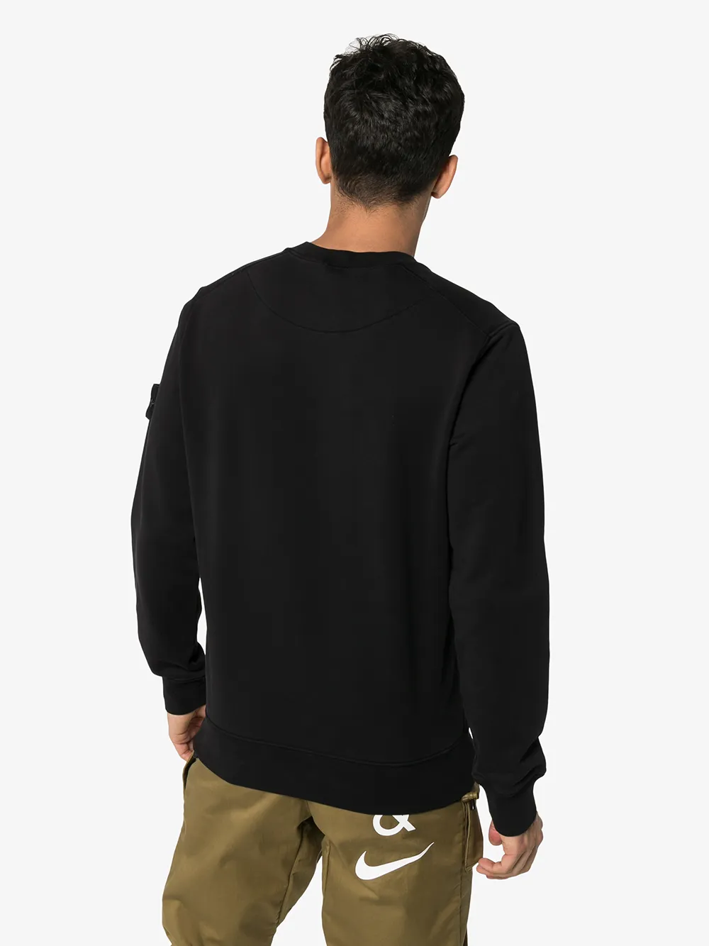 фото Stone island logo patch sweatshirt