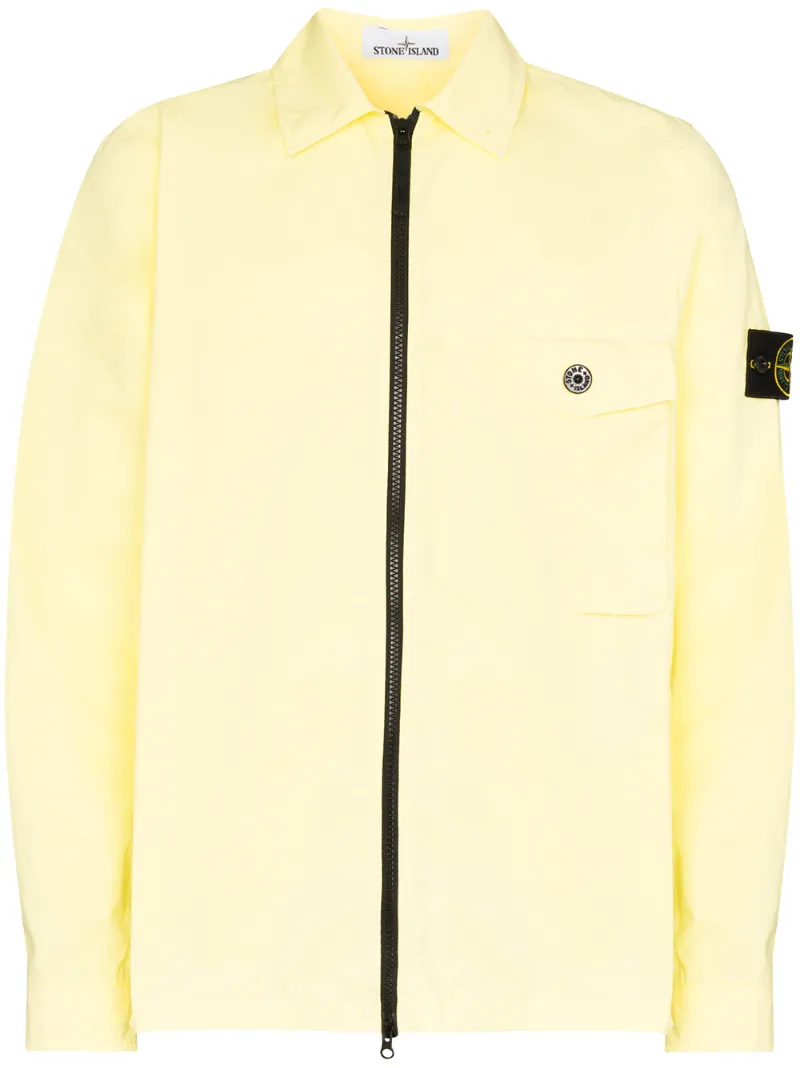 stone island half zip overshirt