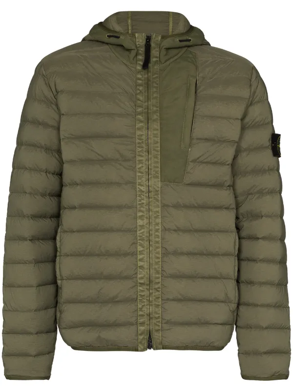 stone island red puffer jacket