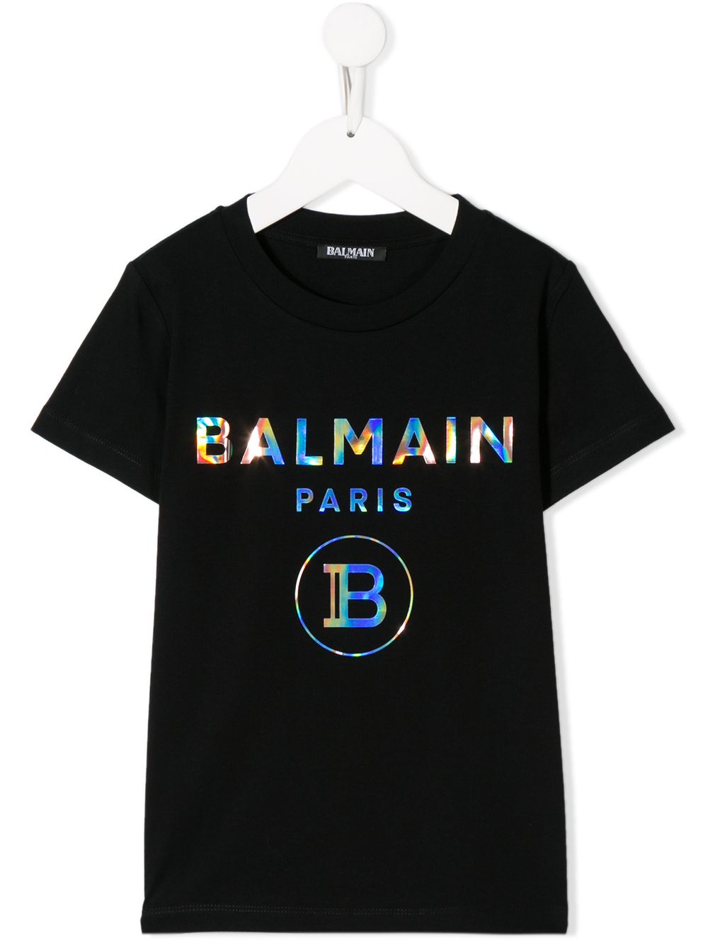 фото Balmain kids футболка с логотипом