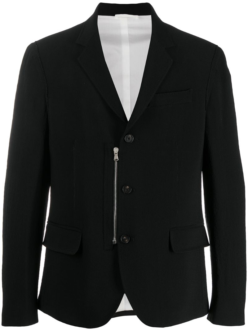 DIESEL BLACK GOLD BLAZER IN STRETCH-CREPE AND VIRGIN WOOL