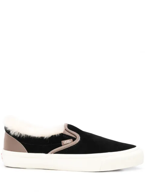 Vans shearling trim slip-on sneakers