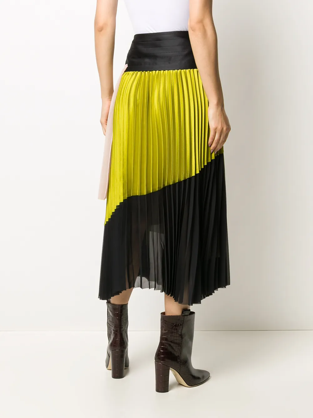 Diesel Black Gold Asymmetrische rok Geel