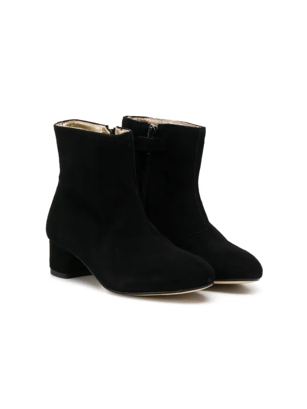 kids black ankle boots