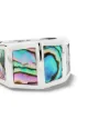 Duffy Jewellery multi-faceted Abalone ring