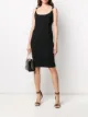 Image 2 of Versace scoop neck fitted dress