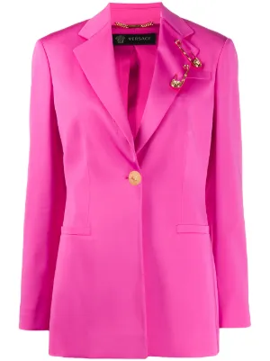 versace pink coat
