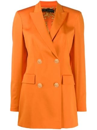 versace orange blazer