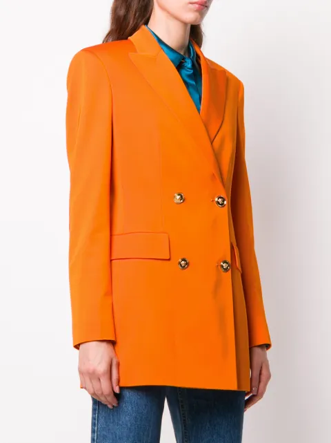 versace double breasted blazer