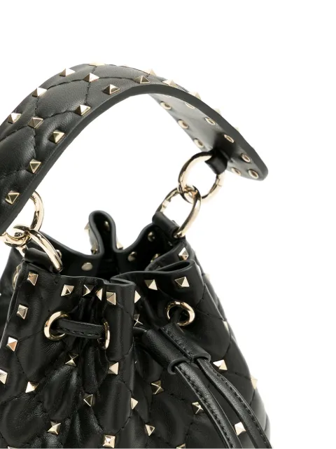Secchiello piccolo Rockstud Spike metallizzato Platinum Donna | Borse a  spalla Valentino ⋆ Denlab