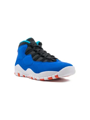 Jordan 10 clearance blue orange