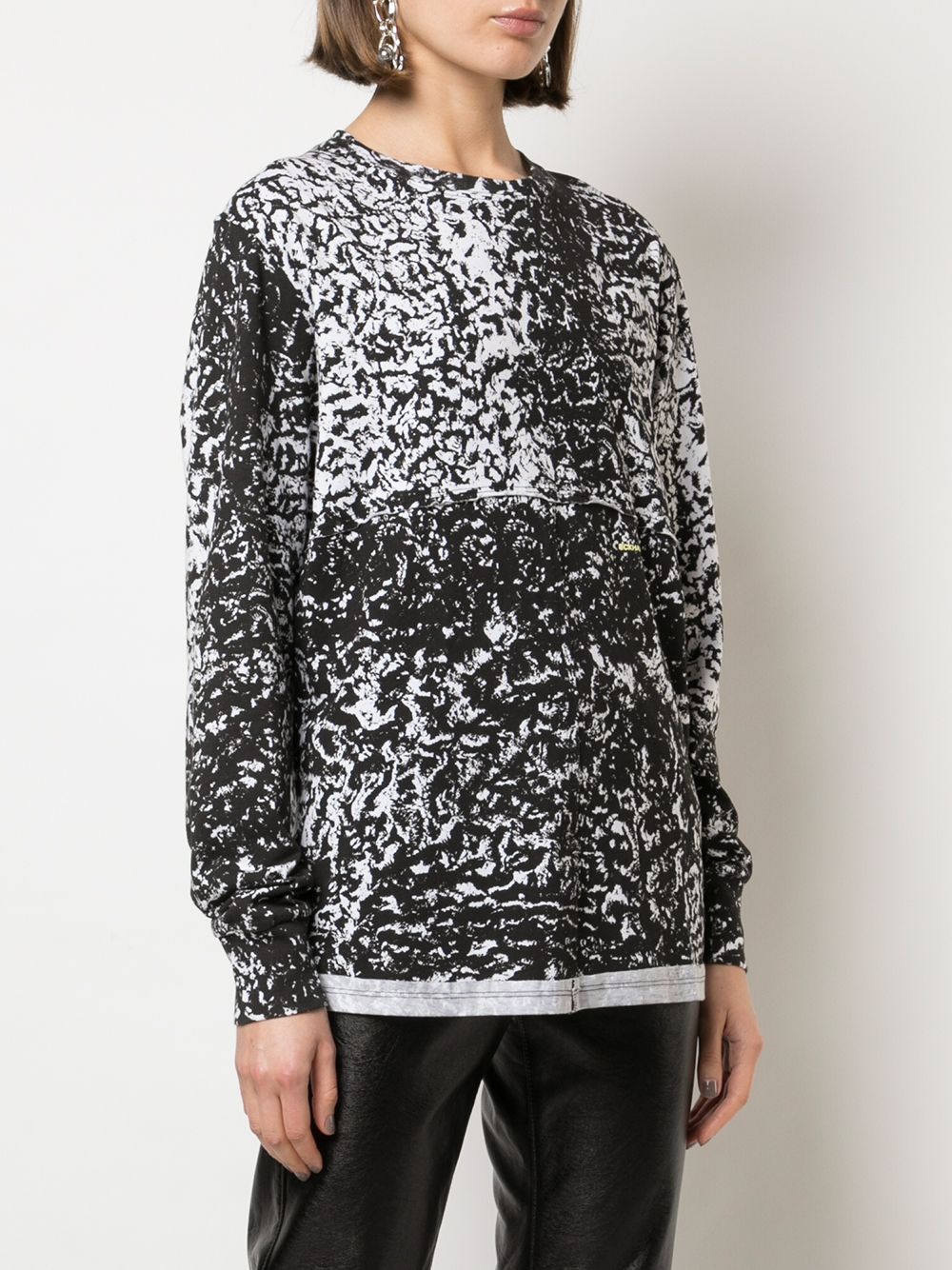 фото Eckhaus latta abstract print jumper