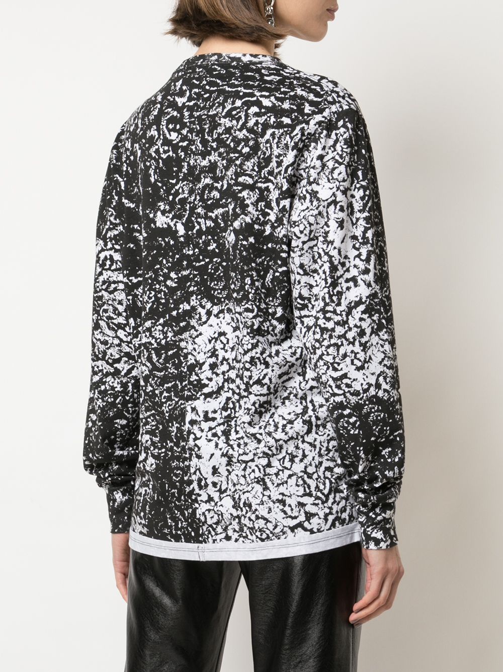 фото Eckhaus latta abstract print jumper