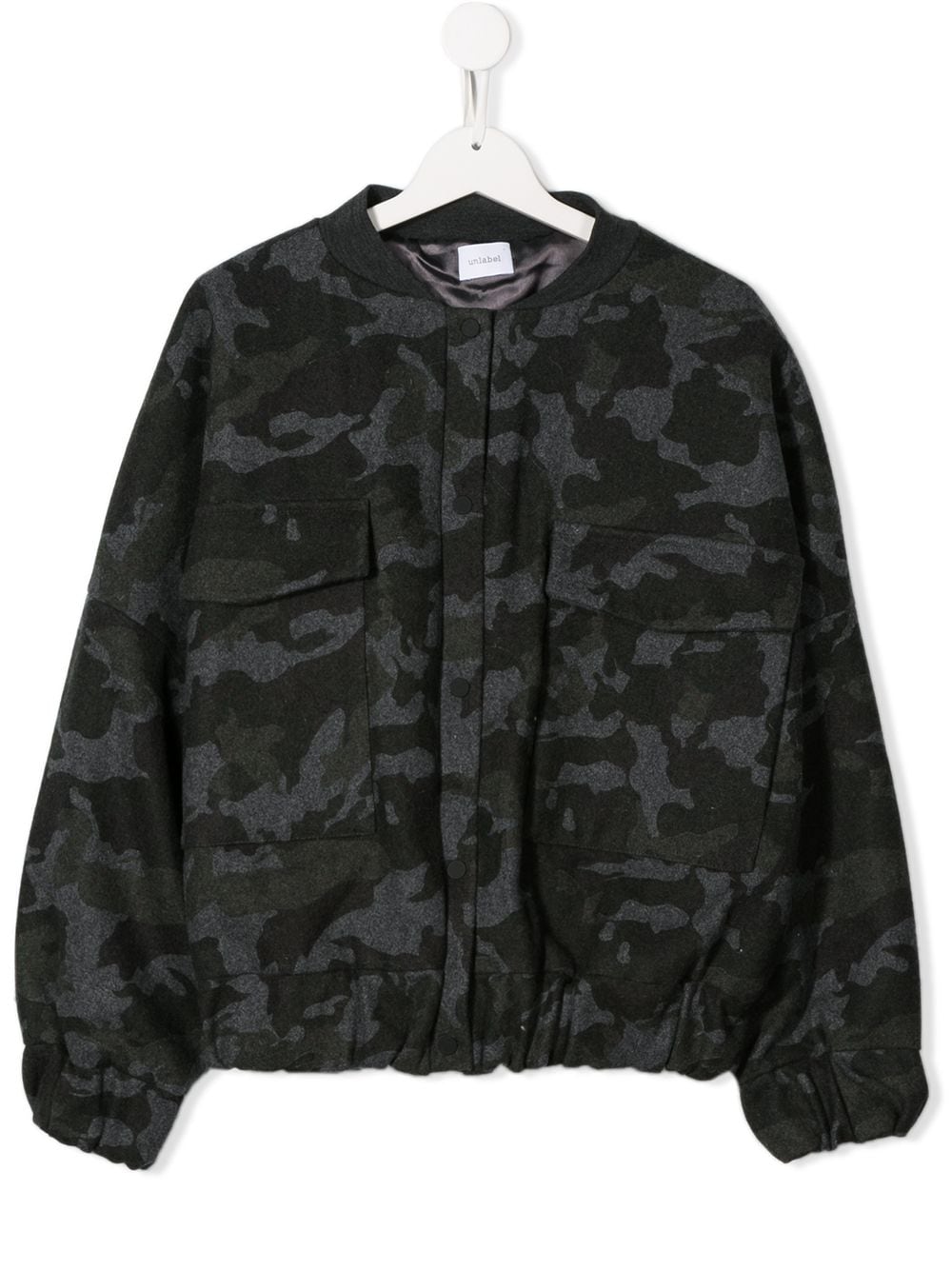 фото UNLABEL camouflage print bomber jacket