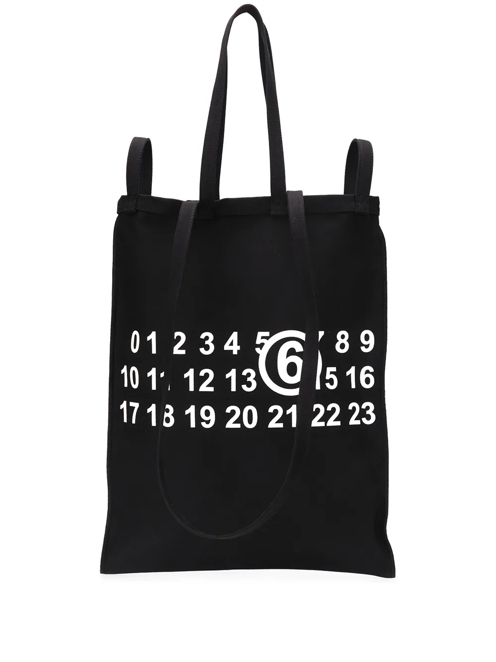 Mm6 outlet shopping tote