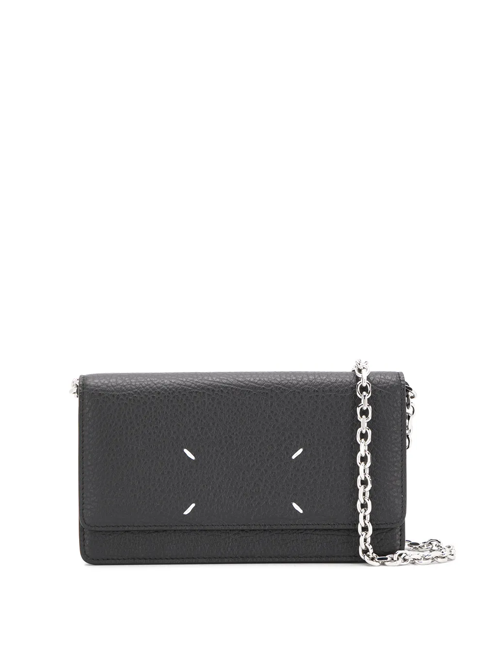 

Maison Margiela bolsa de mano con cadena - Negro